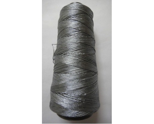 SILVER GRAY - 275+ Yards Viscose Rayon Art Silk Thread Yarn - Embroidery Crochet Knitting Lace Trim Jewelry